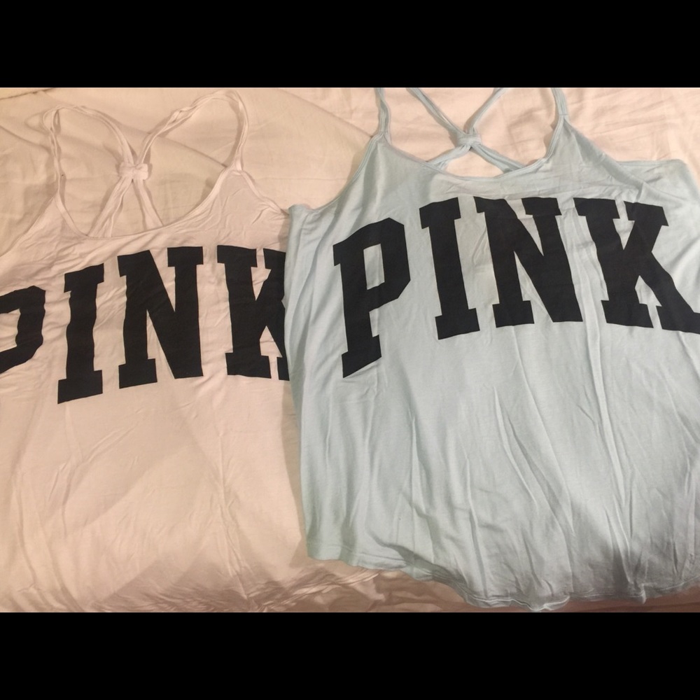 Bundle of Pink workout tops or tank tops